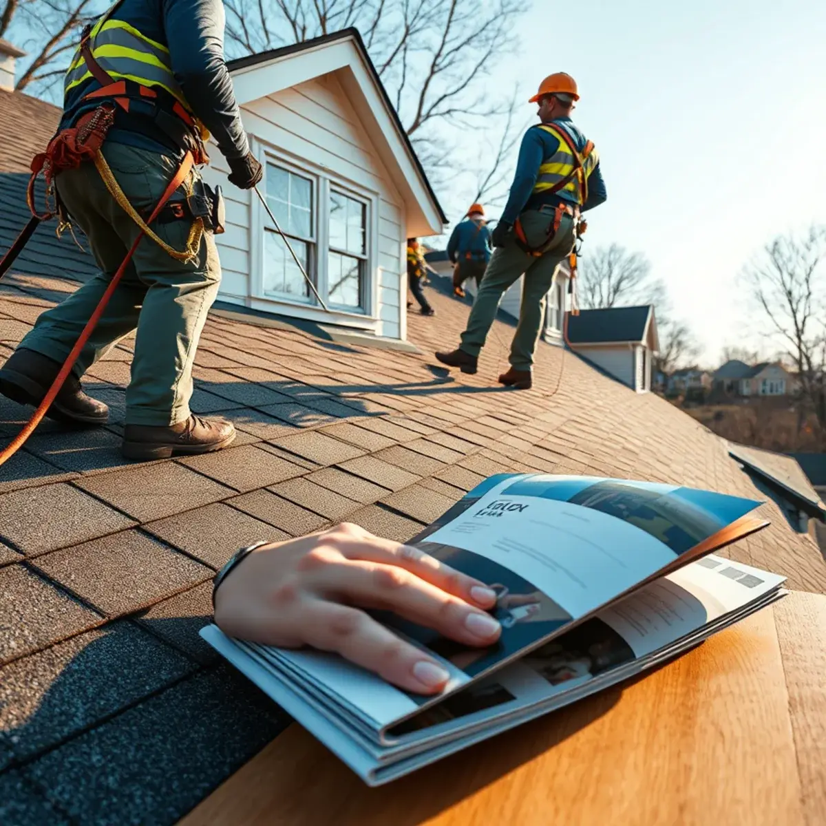 Steep roof installation - Westchester