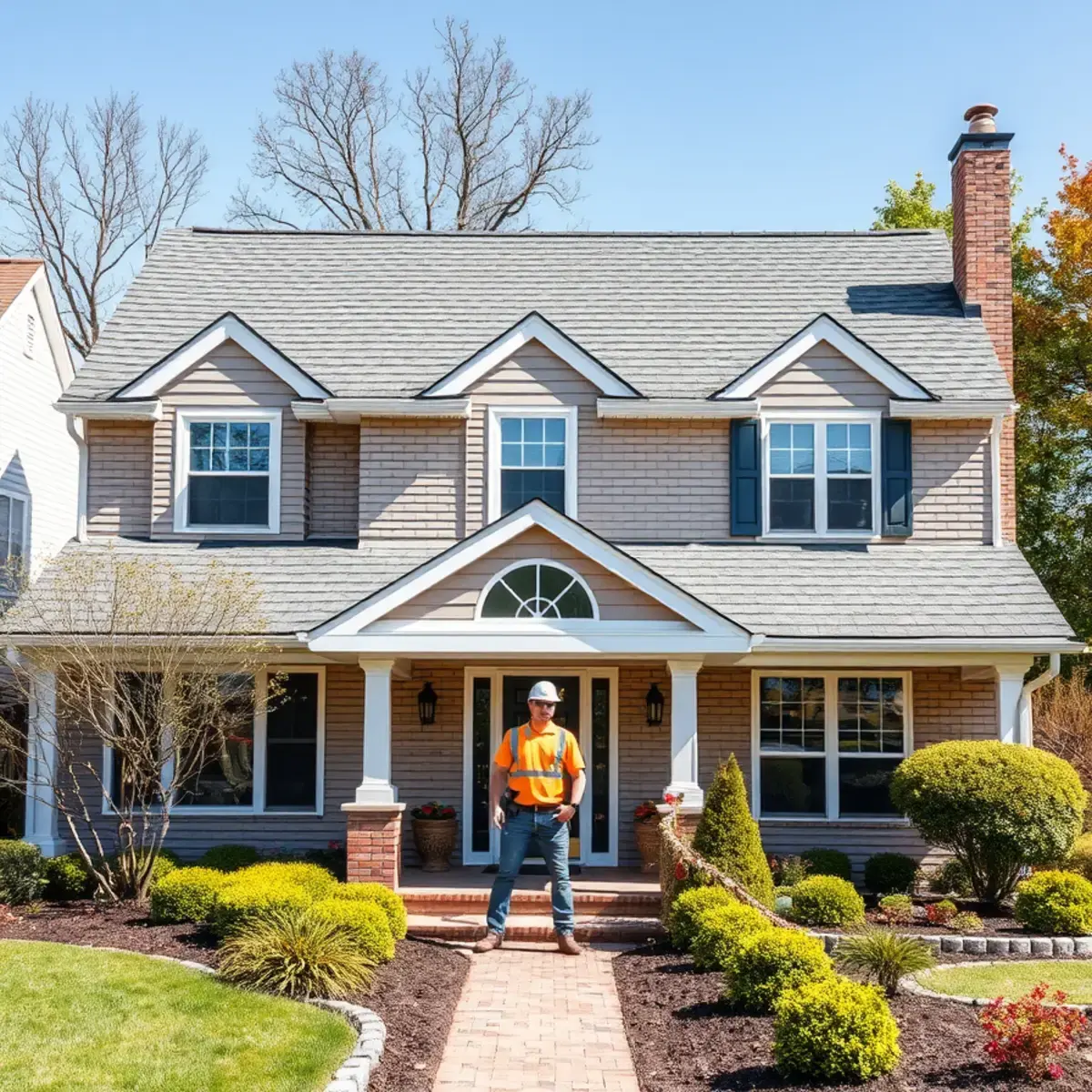 Completed Cuenca roof replacement on a New York home