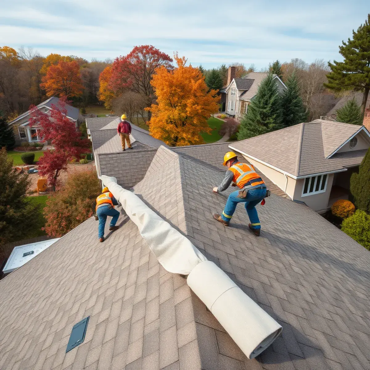 Roof replacement project near Amenia, NY