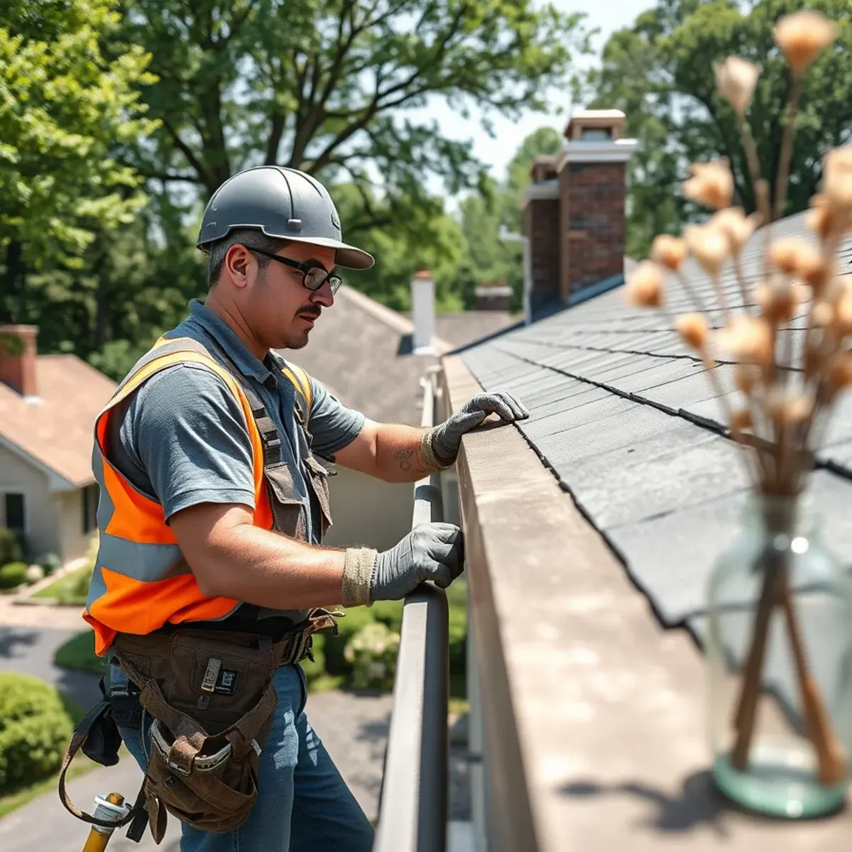 Gutter protection and roof drainage work near Bardonia, NY