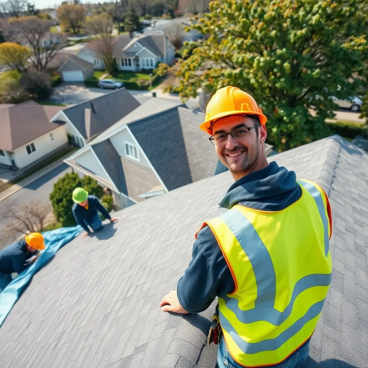 Roof replacement project near Bayville, NY