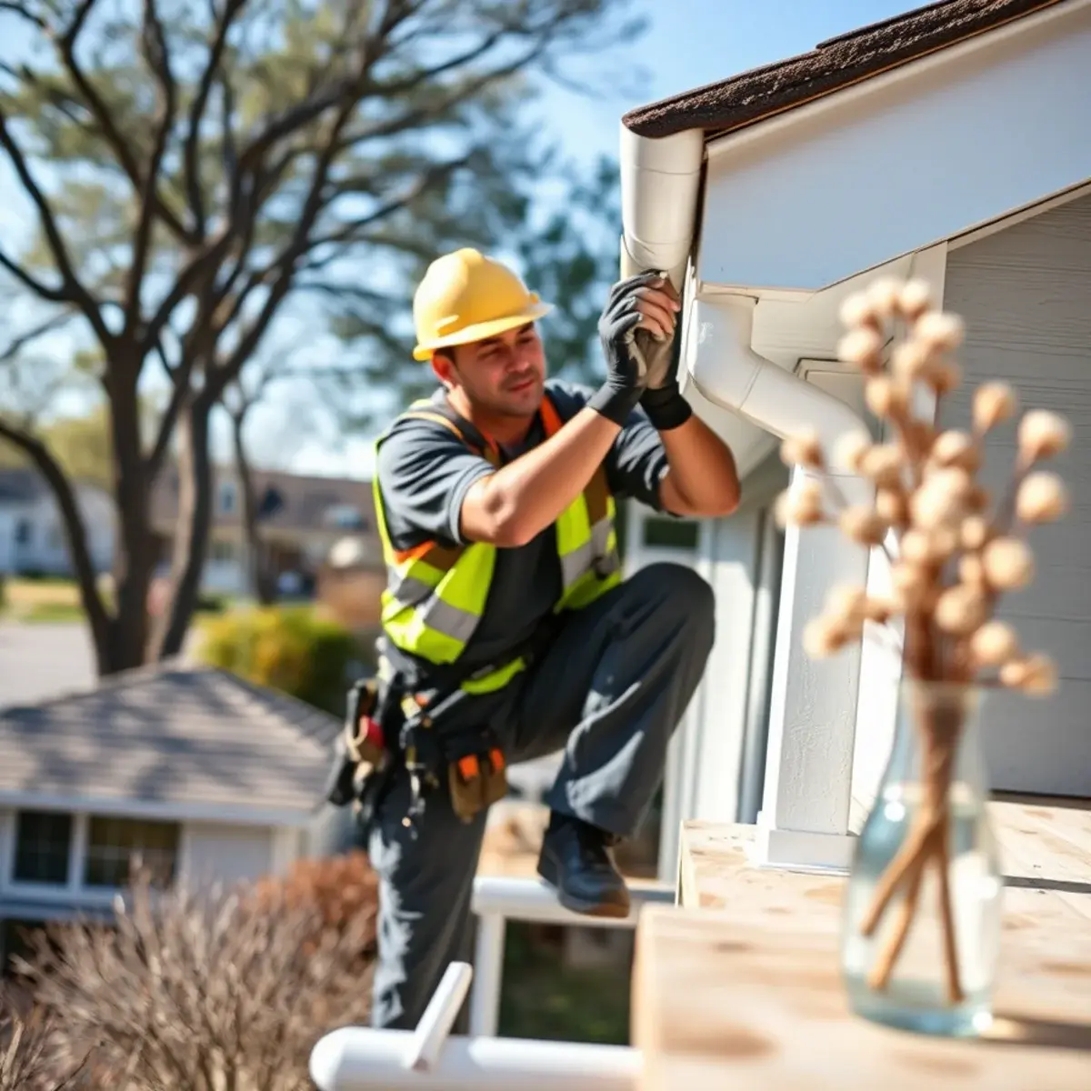 Gutter protection and roof drainage work near Bayville, NY