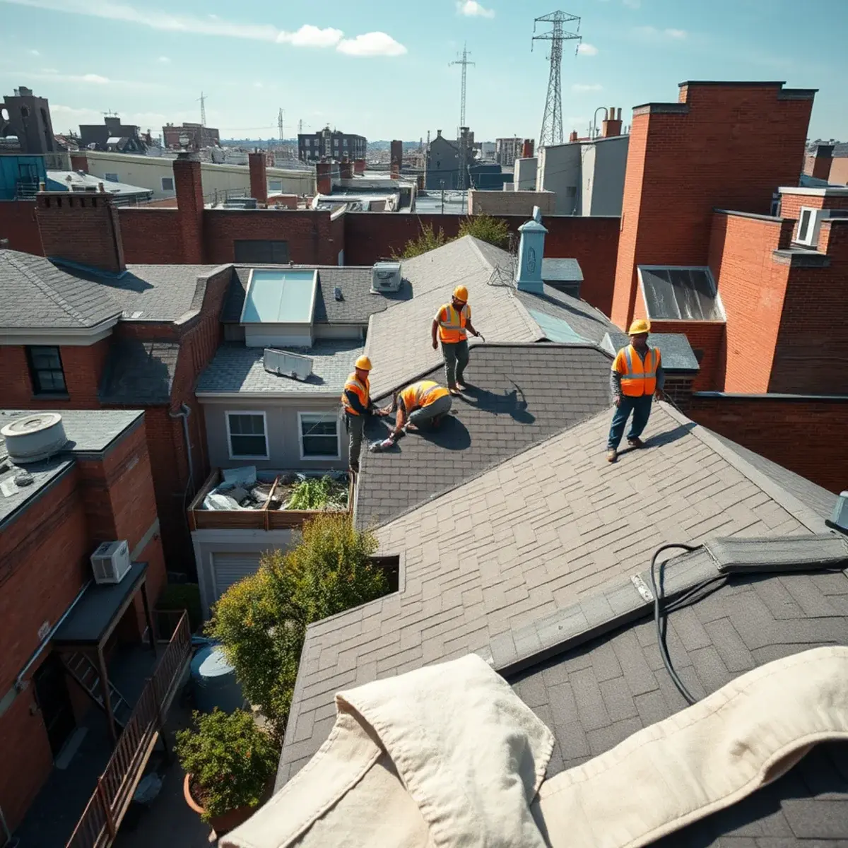 Roof replacement project near Belmont, NY