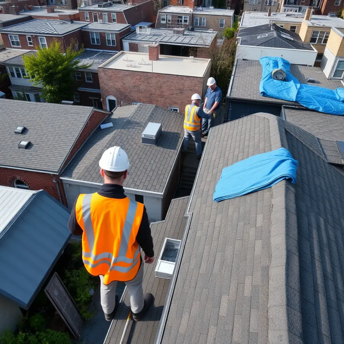 Roof replacement project near Bensonhurst, NY