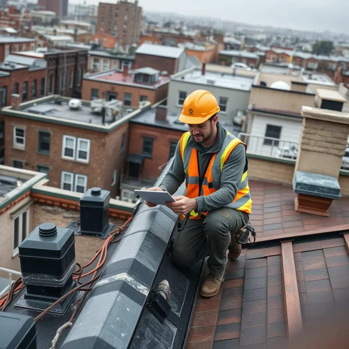 Storm damage roof repair near Bensonhurst, NY