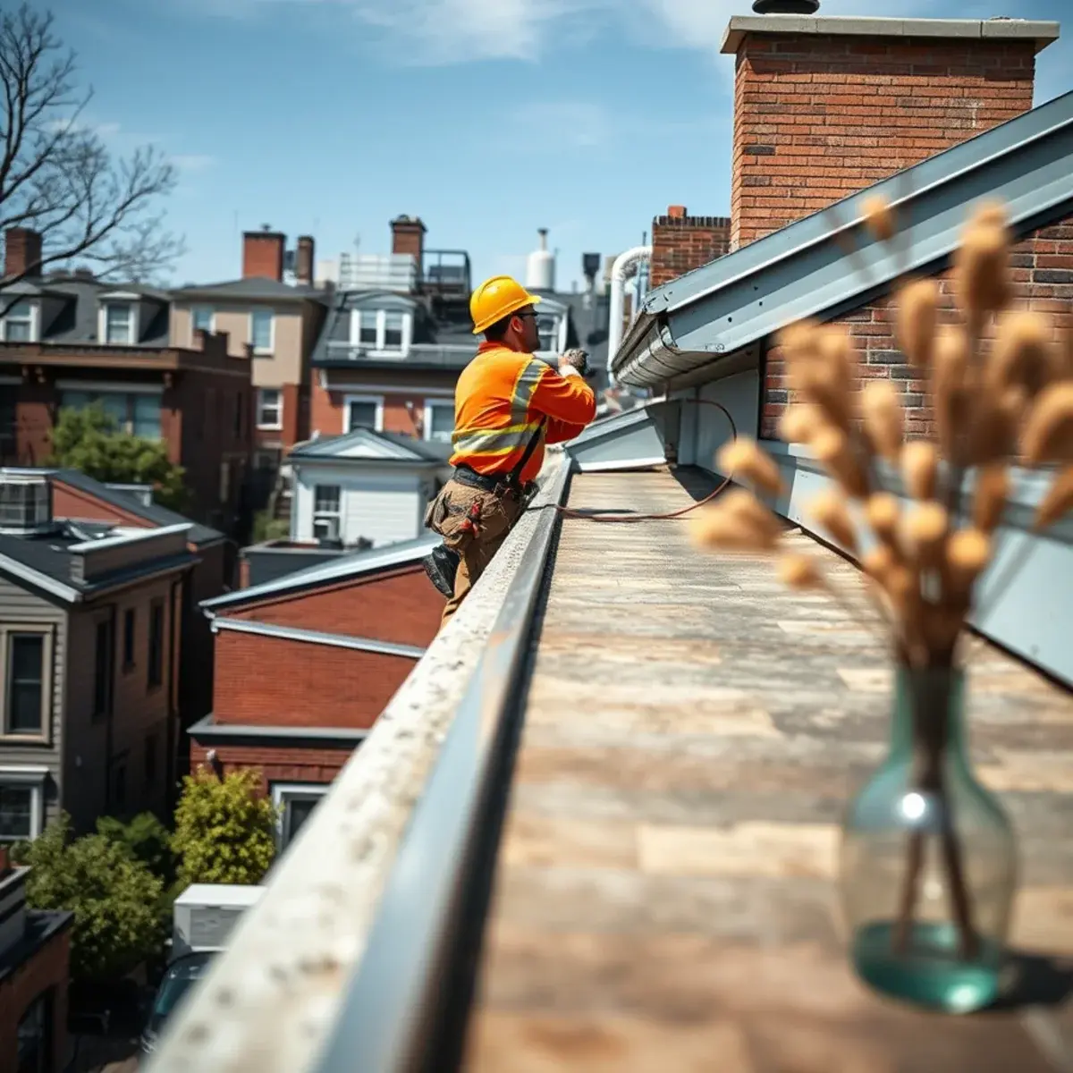 Gutter protection and roof drainage work near Briarwood, NY