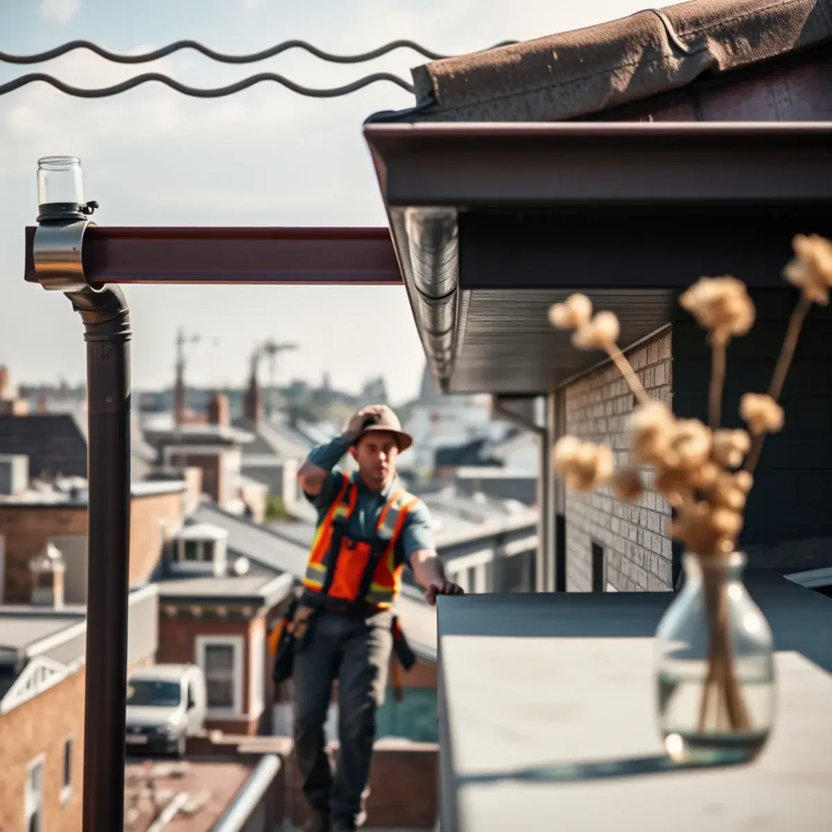 Gutter protection and roof drainage work near Canarsie, NY
