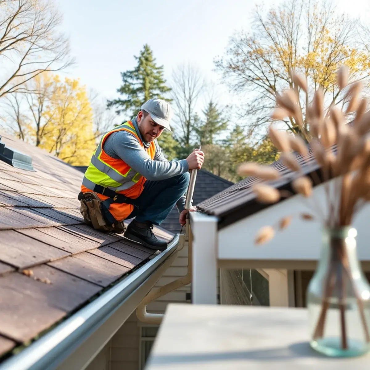 Gutter protection and roof drainage work near Carmel, NY