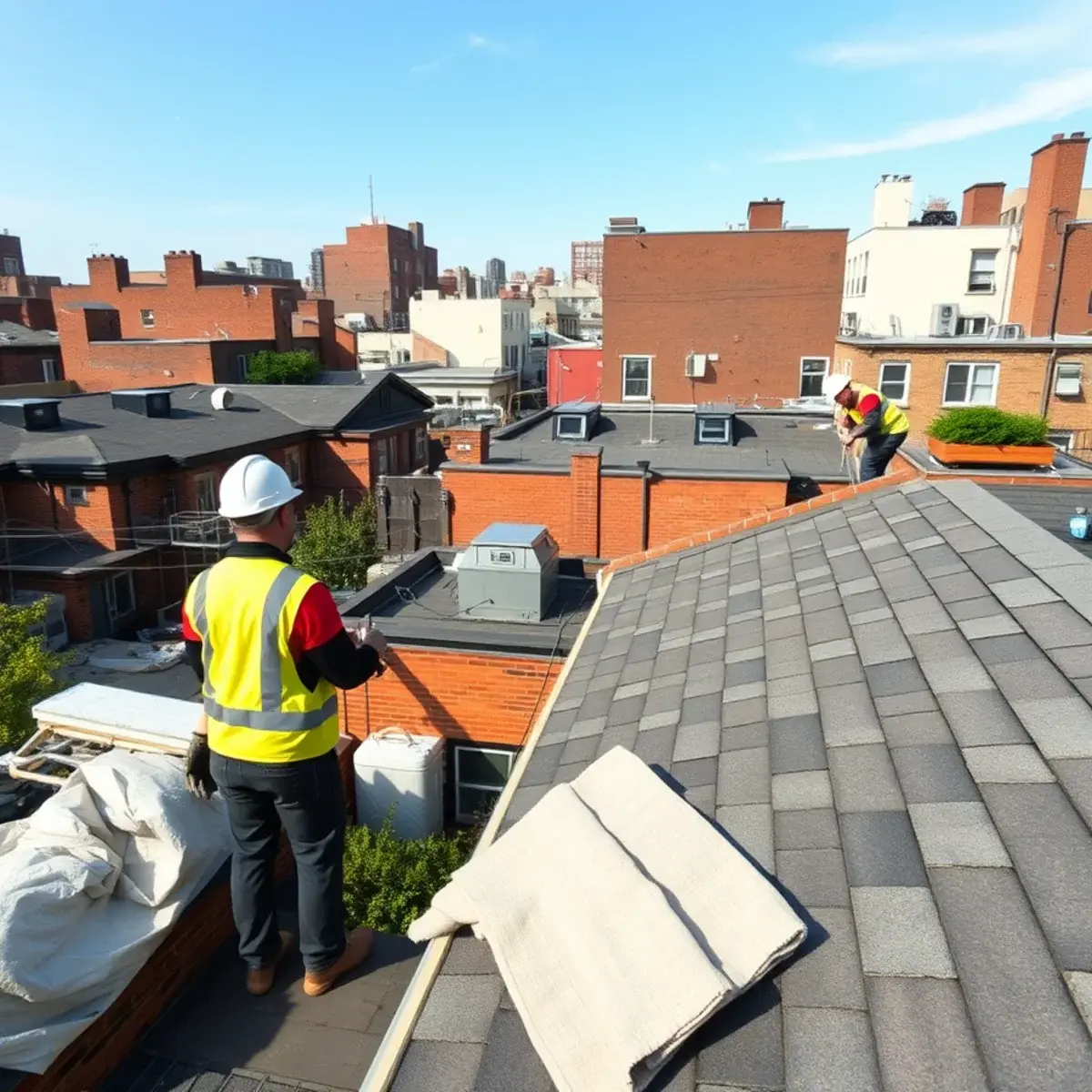 Roof replacement project near Chelsea, NY