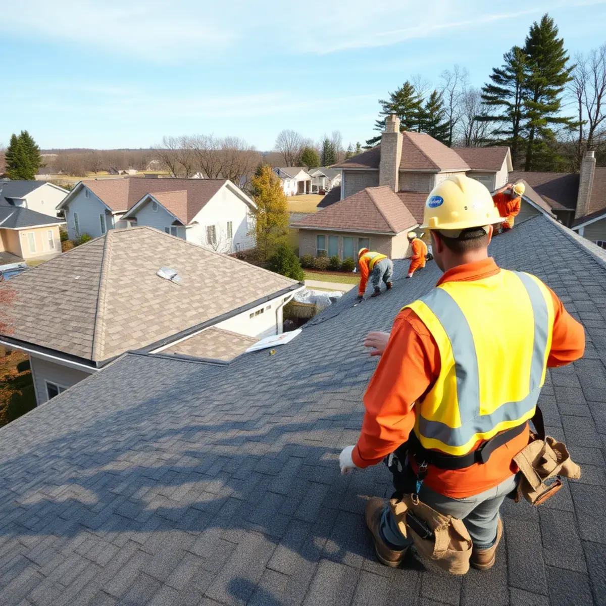 Roof replacement project near Chemung County, NY