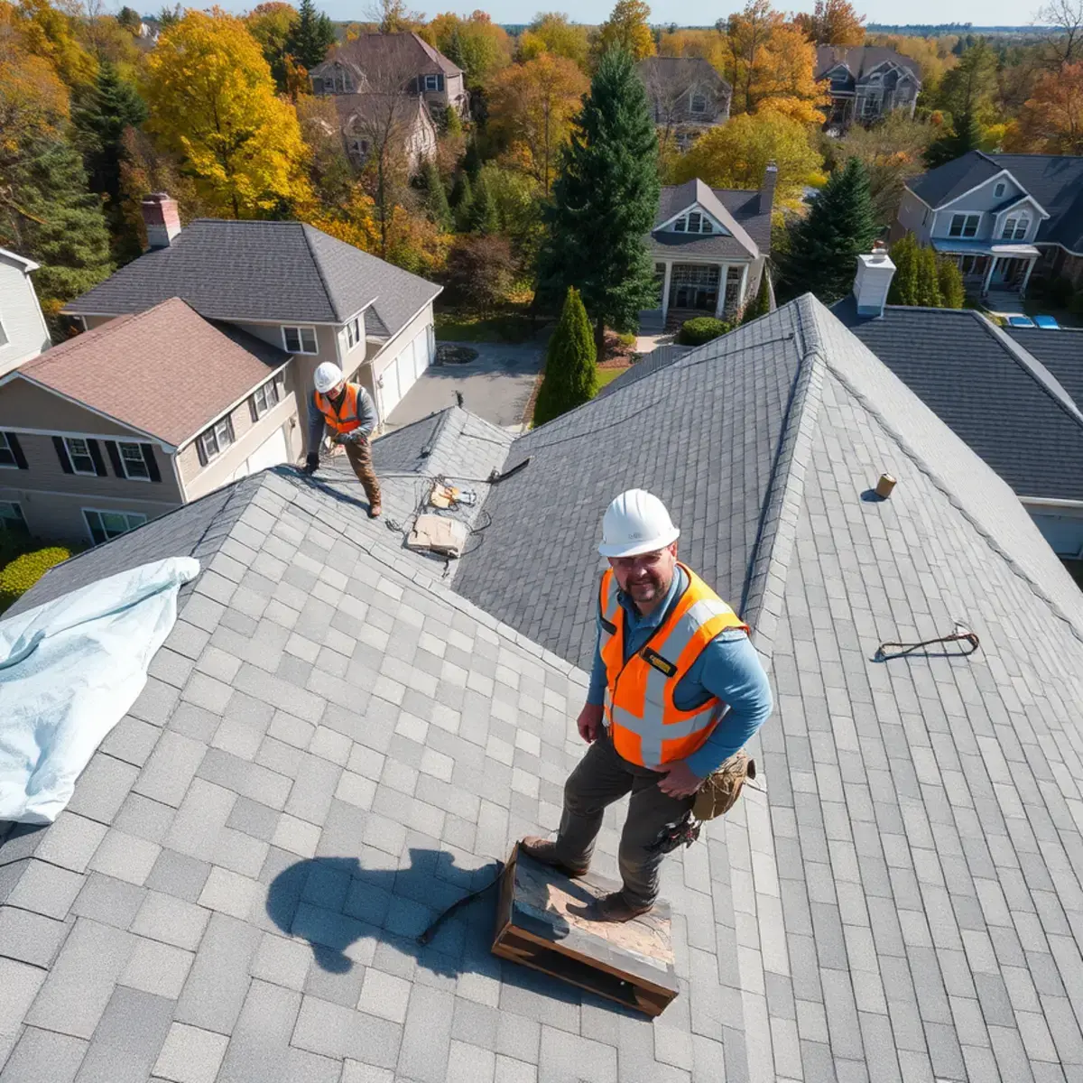 Roof replacement project near Cohoes, NY