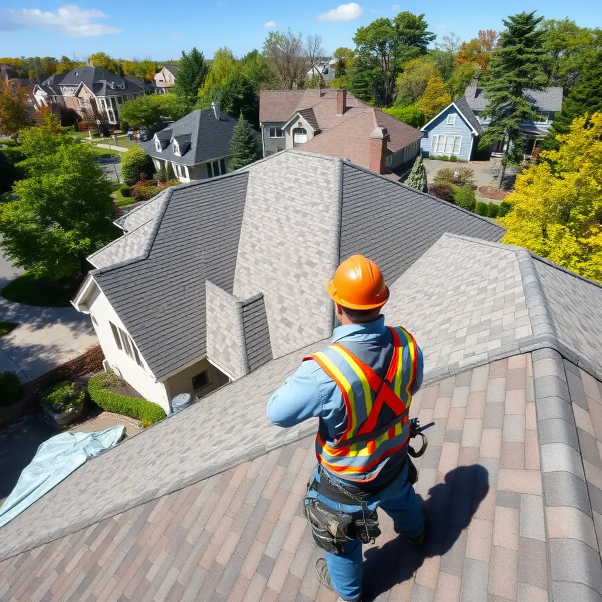 Roof replacement project near Cortlandt Manor, NY