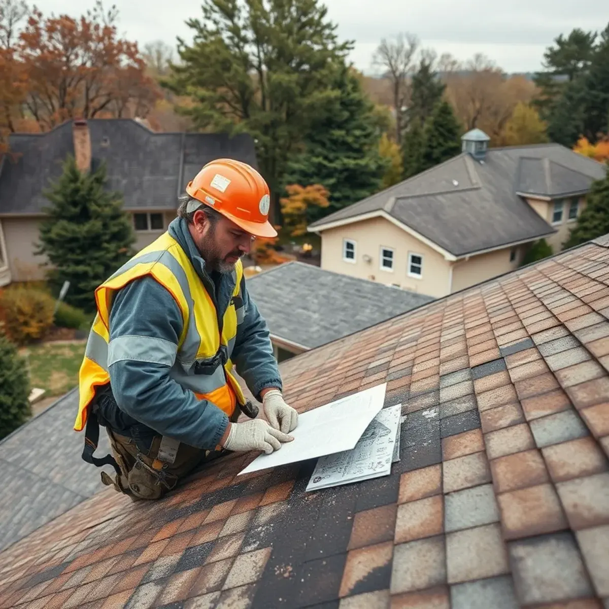 Storm damage roof repair near Delaware County, NY