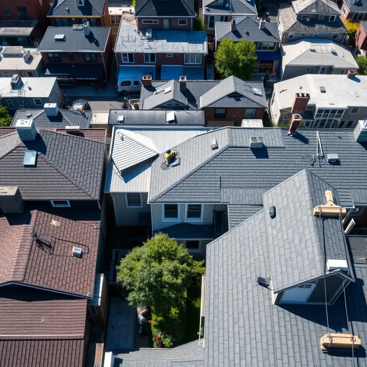 Roof replacement project near Dongan Hills, NY