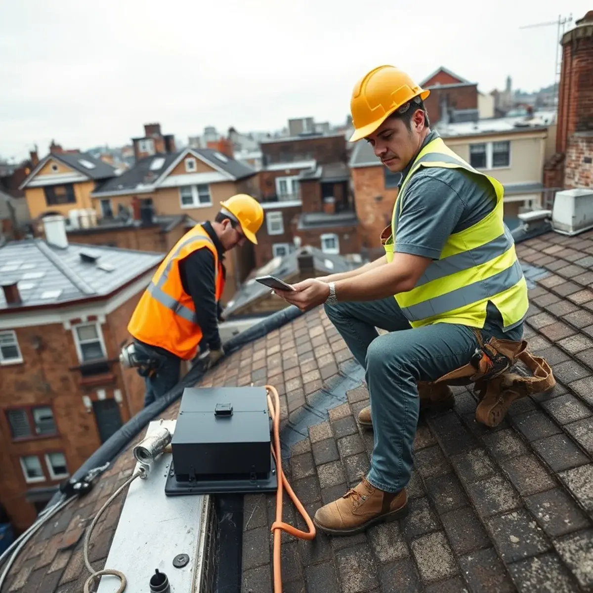 Storm damage roof repair near East Harlem, NY