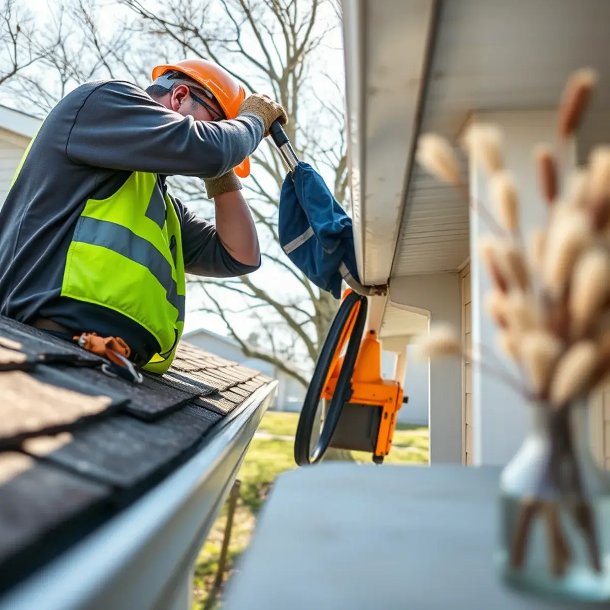 Gutter protection and roof drainage work near East Moriches, NY