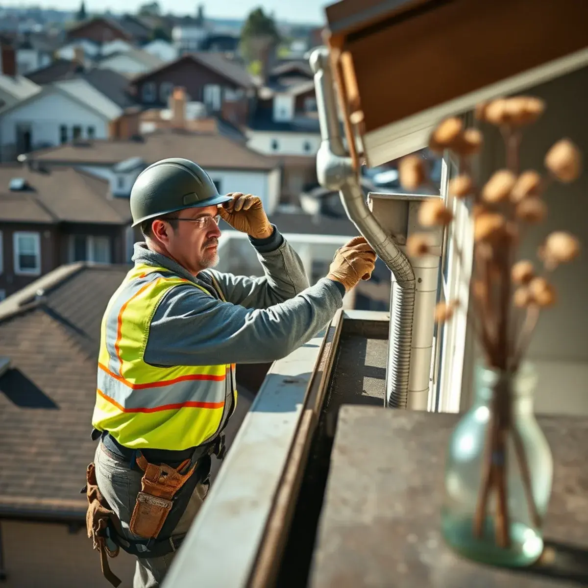 Gutter protection and roof drainage work near Floral Park, NY