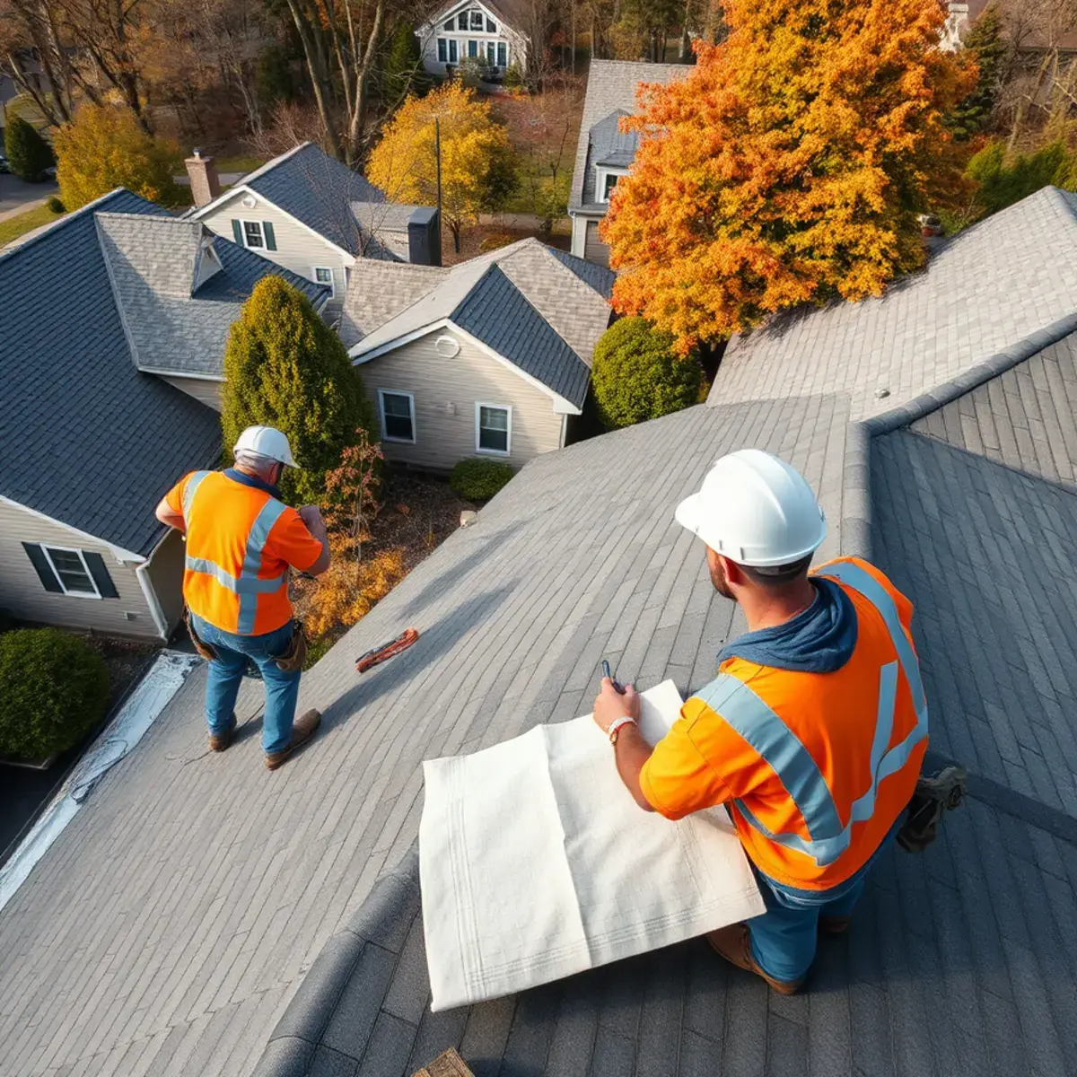 Roof replacement project near Geneva, NY