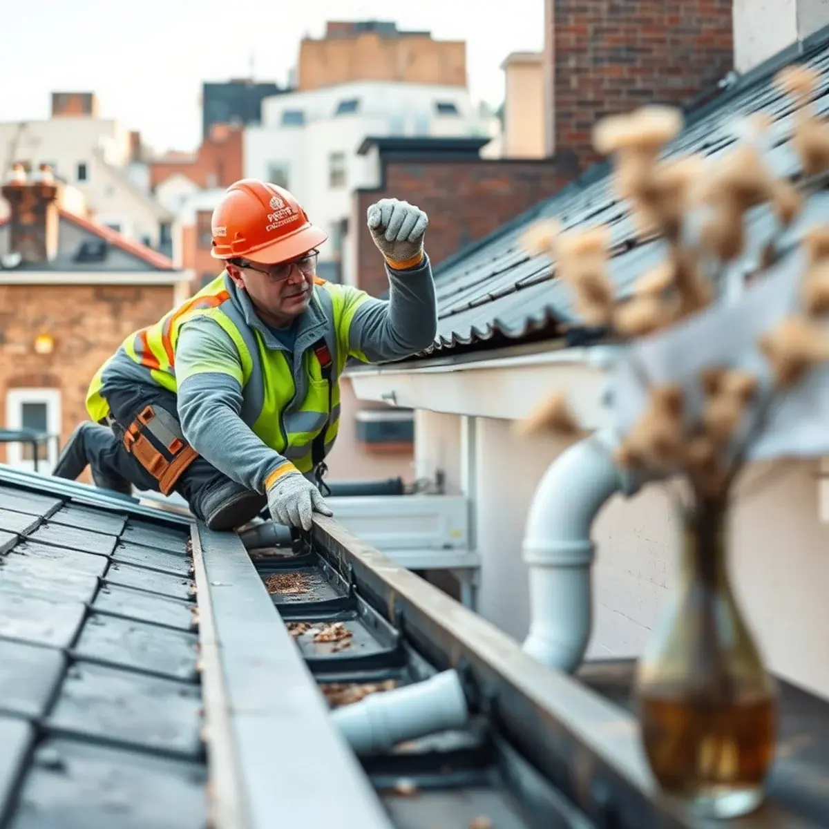 Gutter protection and roof drainage work near Gramercy, NY