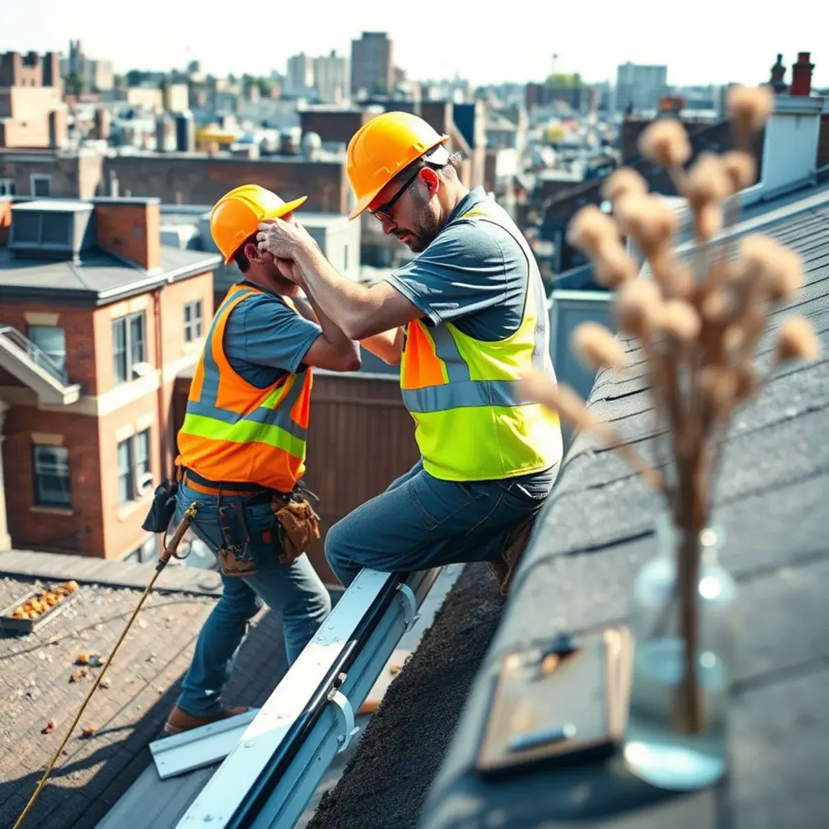 Gutter protection and roof drainage work near Gravesend, NY