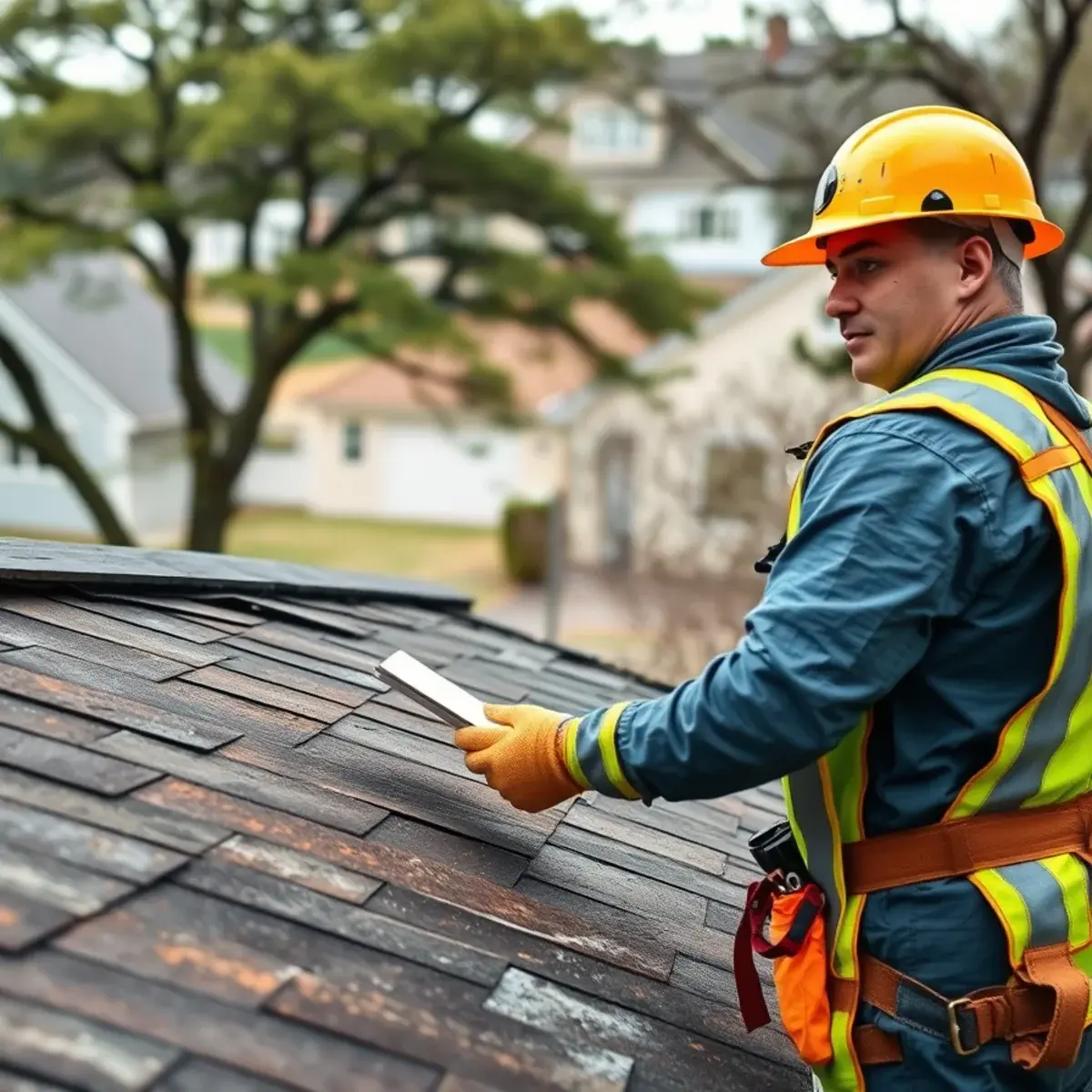 Storm damage roof repair near Hampton Bays, NY
