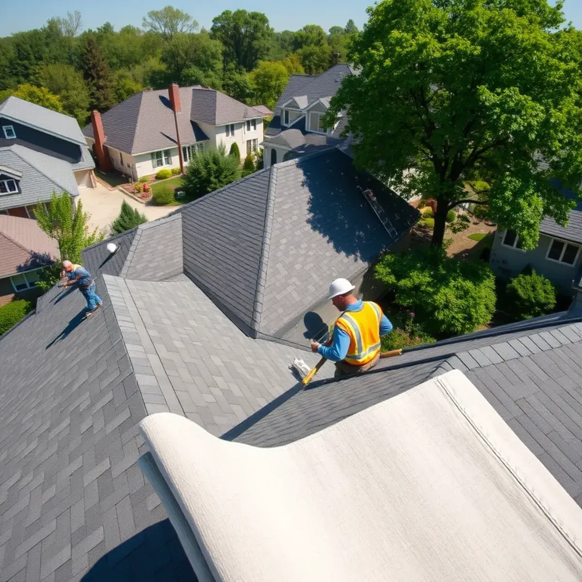 Roof replacement project near Hawthorne, NY