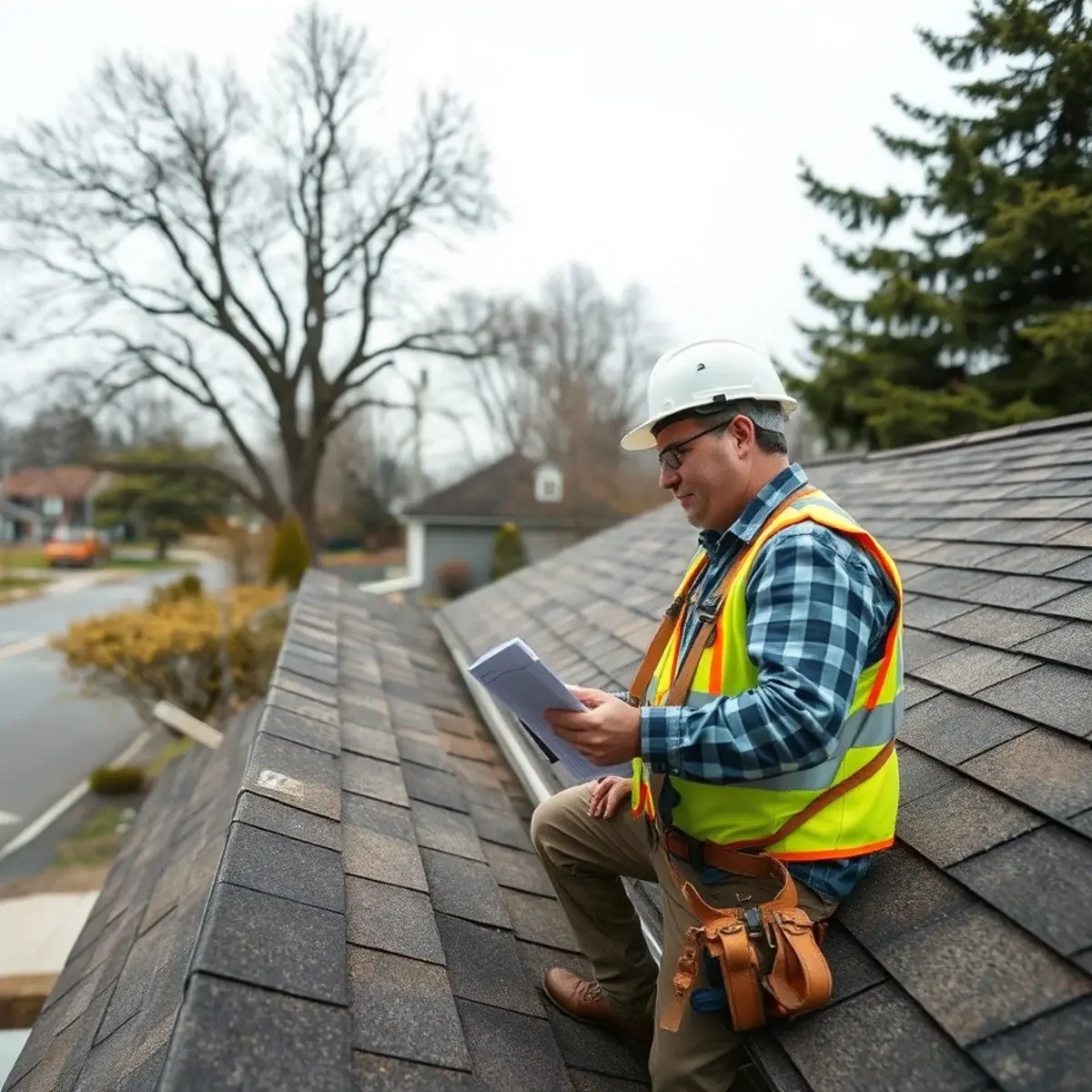Storm damage roof repair near Hempstead, NY