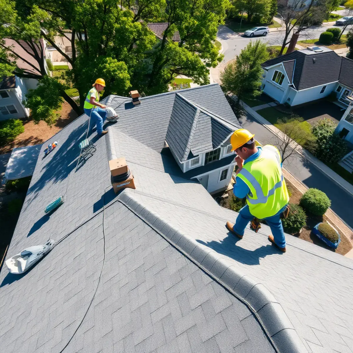 Roof replacement project near Islip, NY