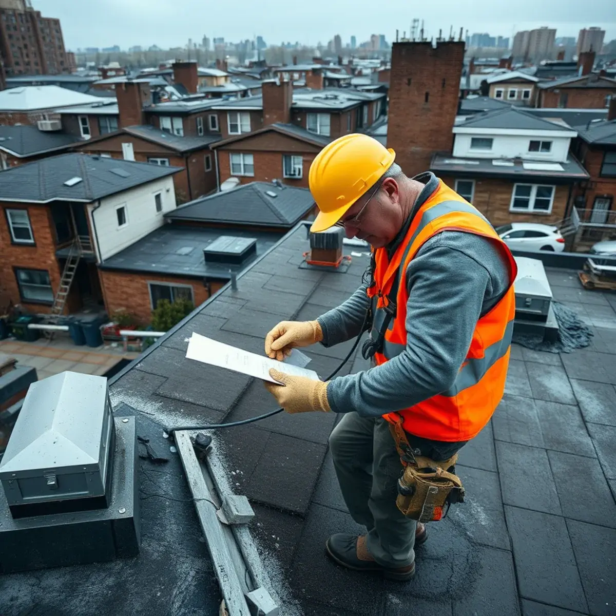 Storm damage roof repair near Jamaica, NY