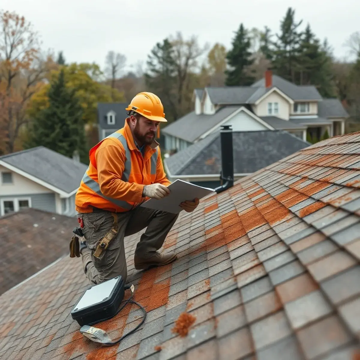 Storm damage roof repair near Johnstown, NY