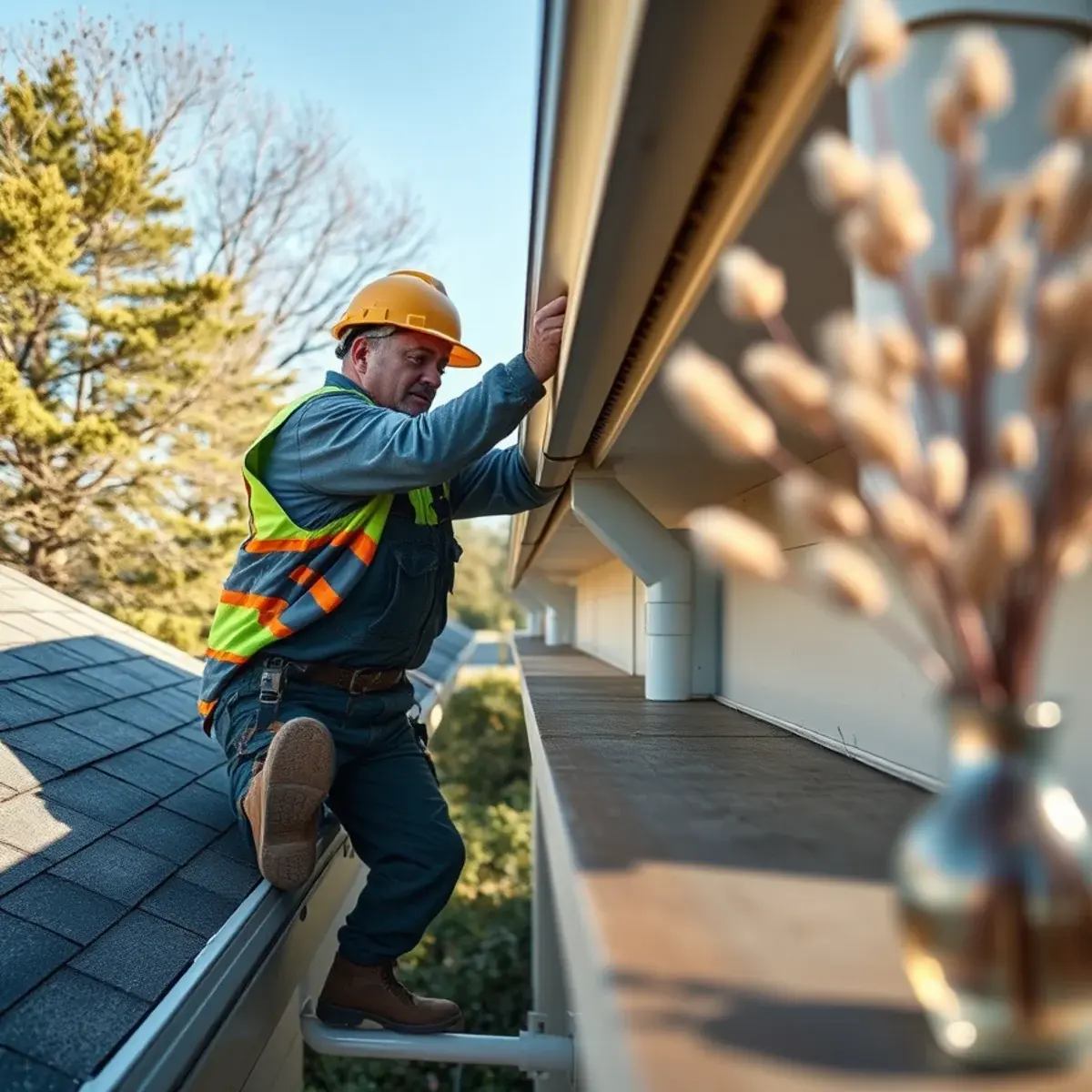 Gutter protection and roof drainage work near Kings Park, NY