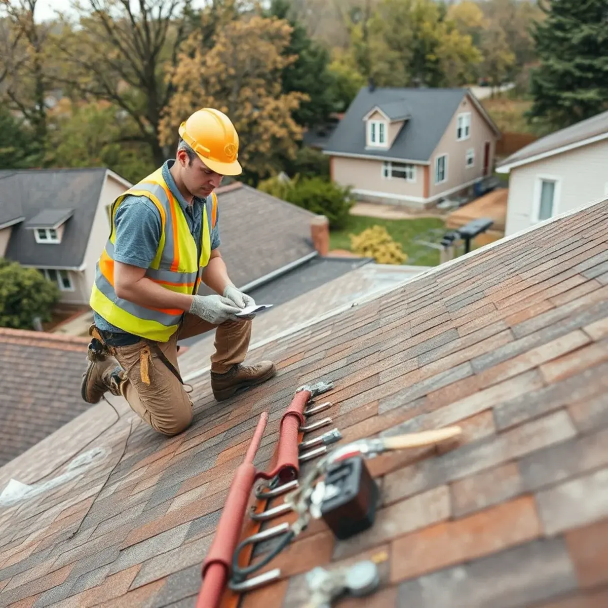 Storm damage roof repair near Kingston, NY