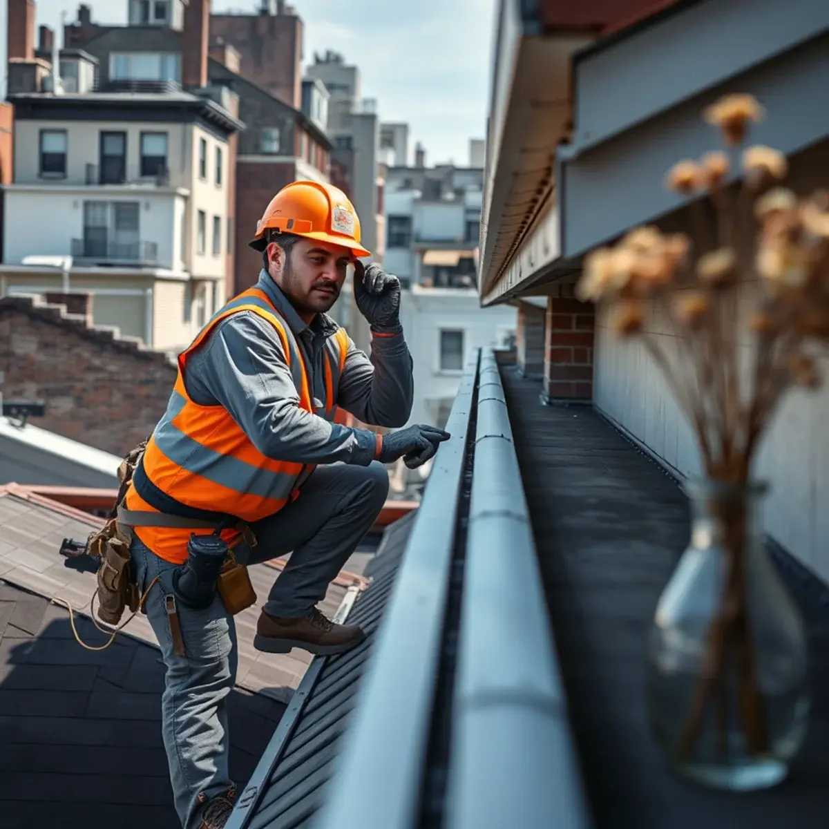 Gutter protection and roof drainage work near Kips Bay, NY
