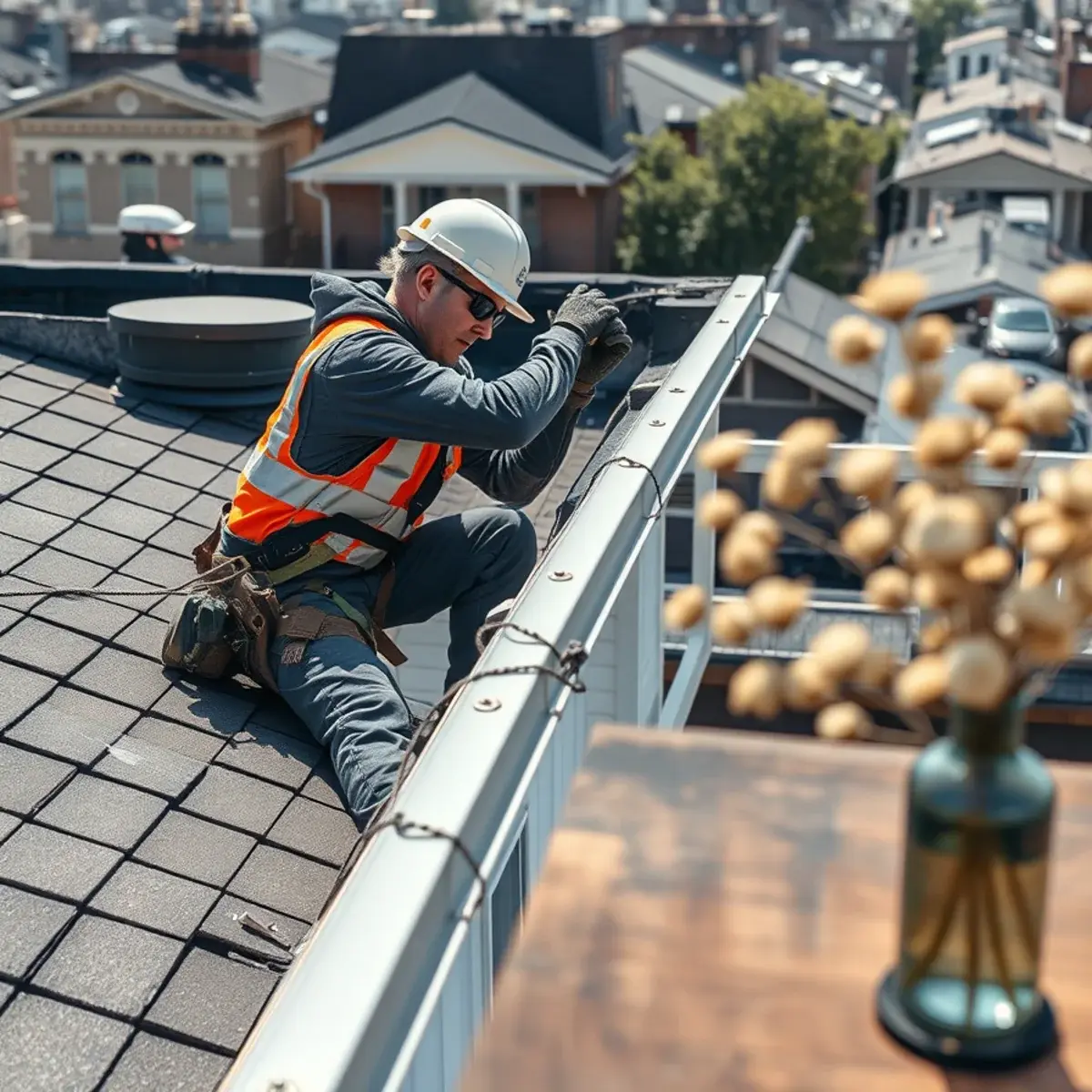 Gutter protection and roof drainage work near Laurelton, NY