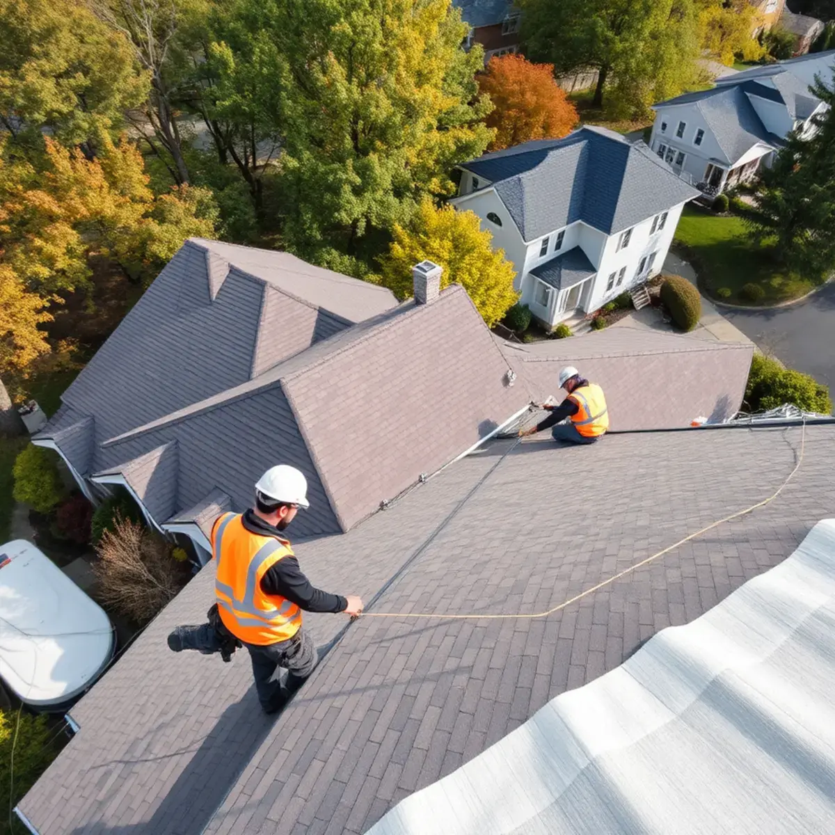 Roof replacement project near Liberty, NY