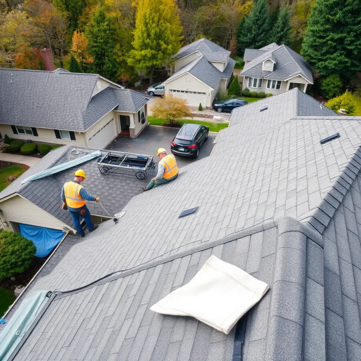 Roof replacement project near Little Falls, NY