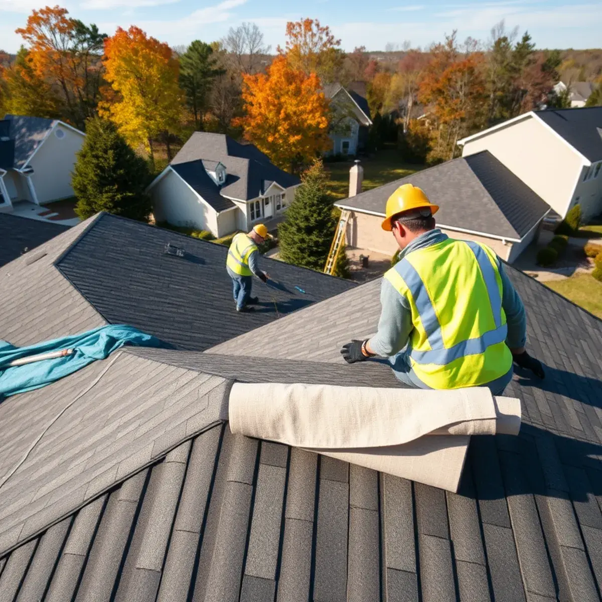 Roof replacement project near Livingston County, NY