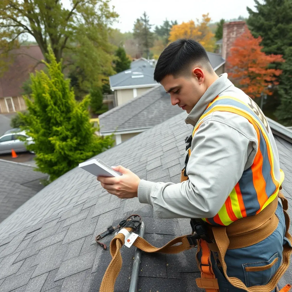 Storm damage roof repair near Livingston County, NY