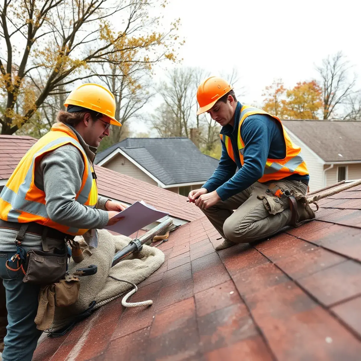 Storm damage roof repair near Livingston Manor, NY