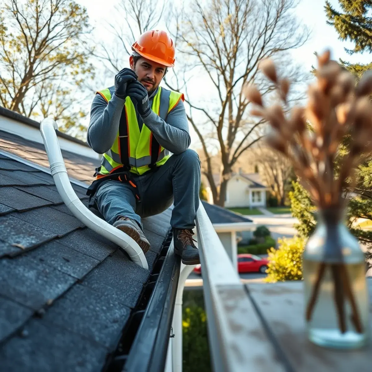 Gutter protection and roof drainage work near Manhasset, NY