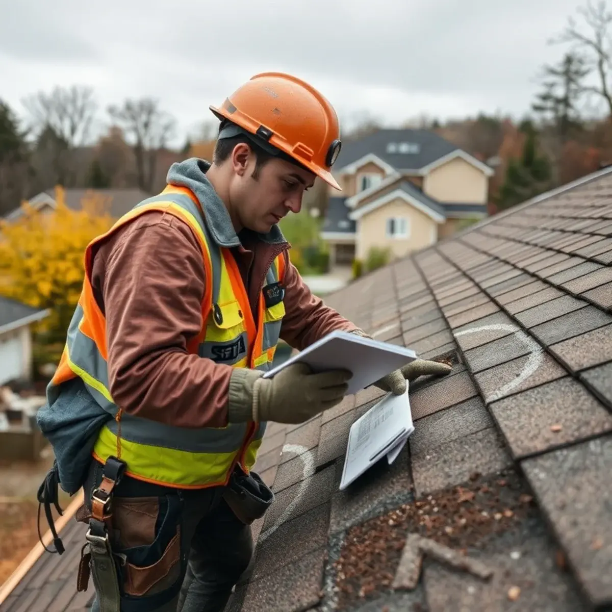 Storm damage roof repair near Maybrook, NY