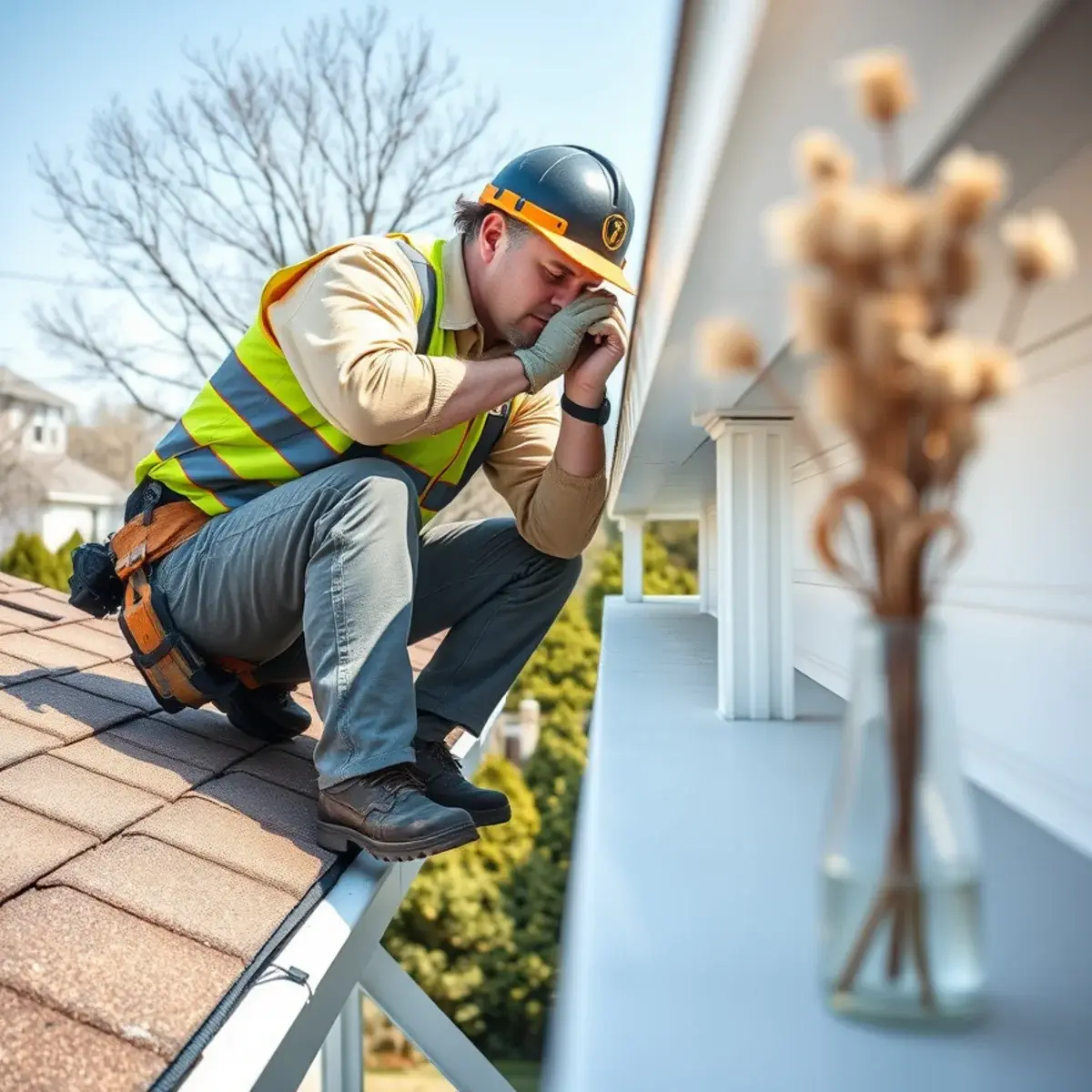 Gutter protection and roof drainage work near Melville, NY