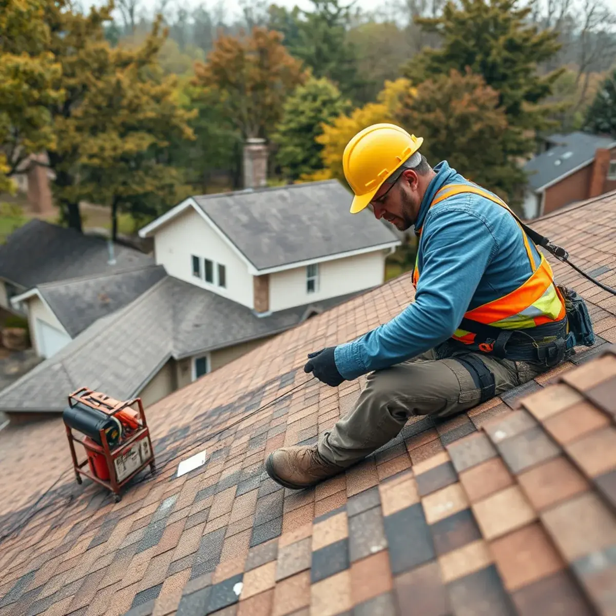 Storm damage roof repair near Monroe County, NY