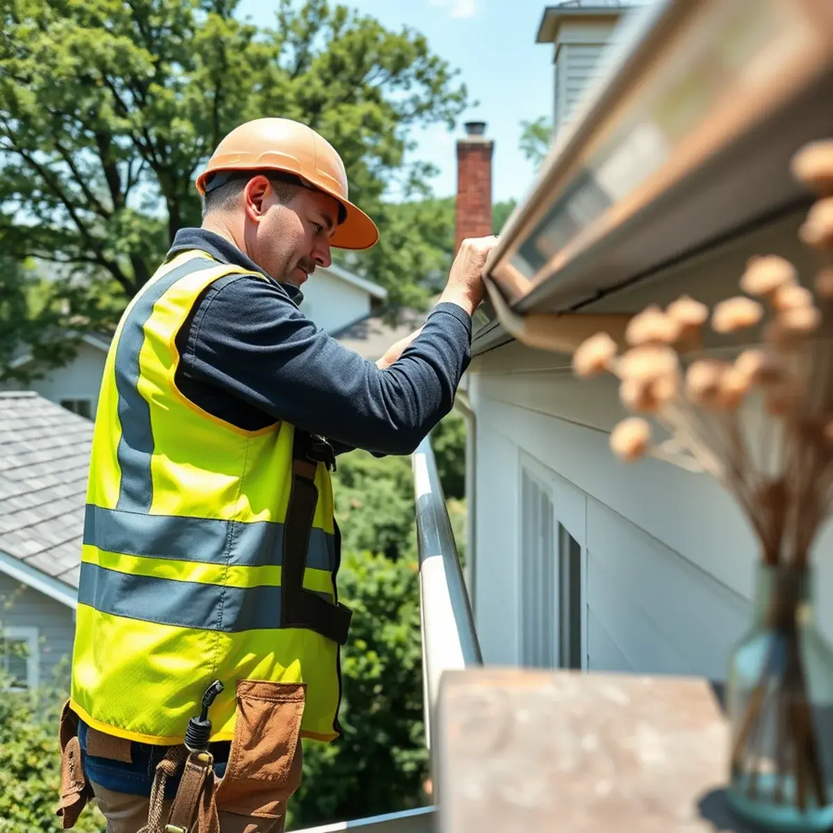 Gutter protection and roof drainage work near Monsey, NY