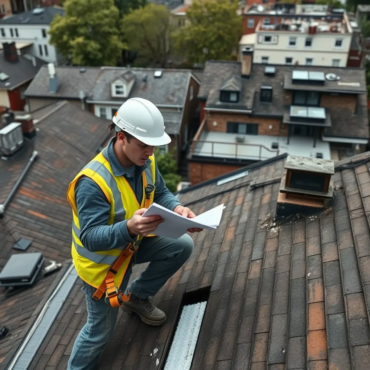 Storm damage roof repair near Morris Park, NY