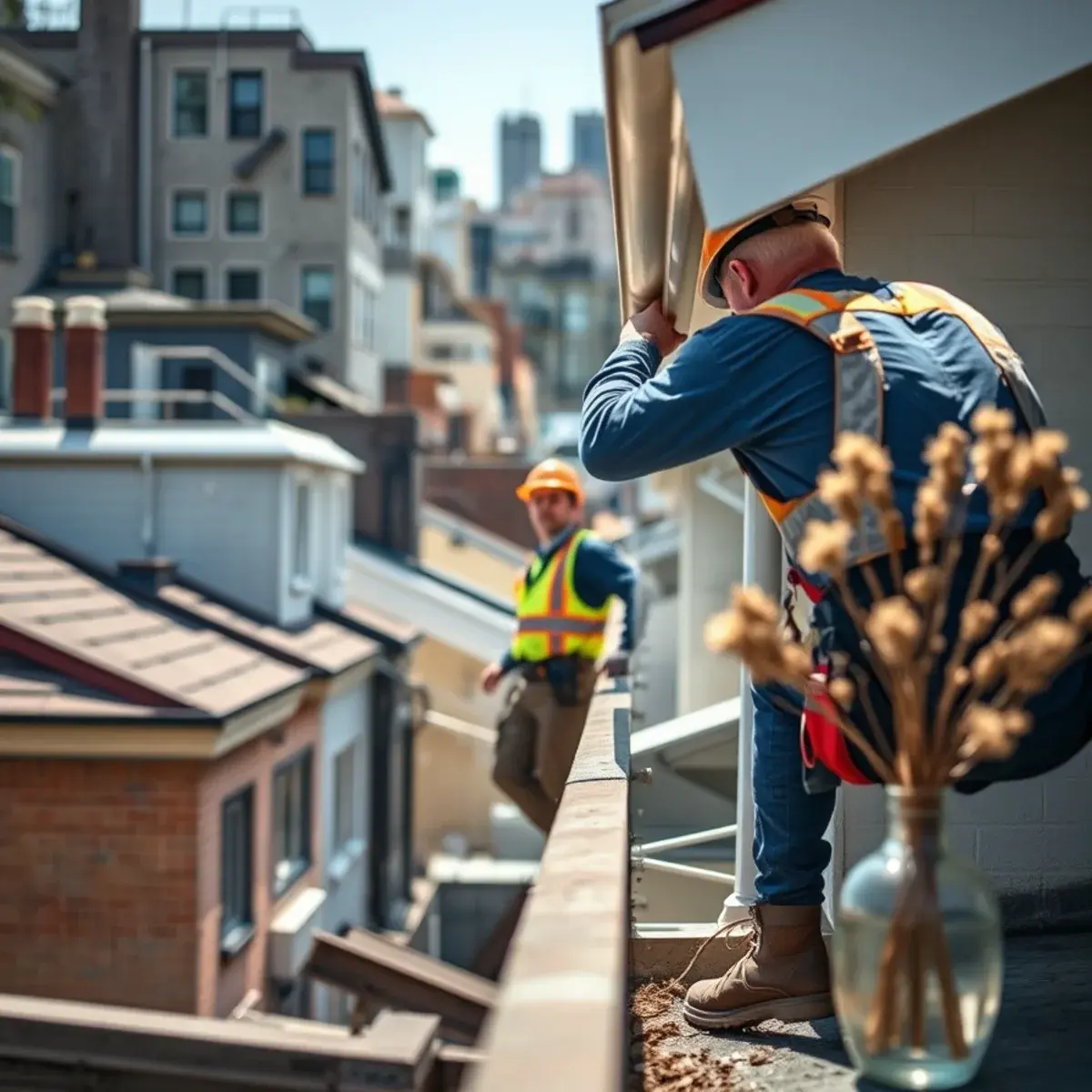 Gutter protection and roof drainage work near New Brighton, NY