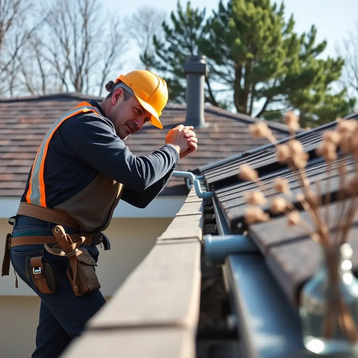 Gutter protection and roof drainage work near Ogdensburg, NY