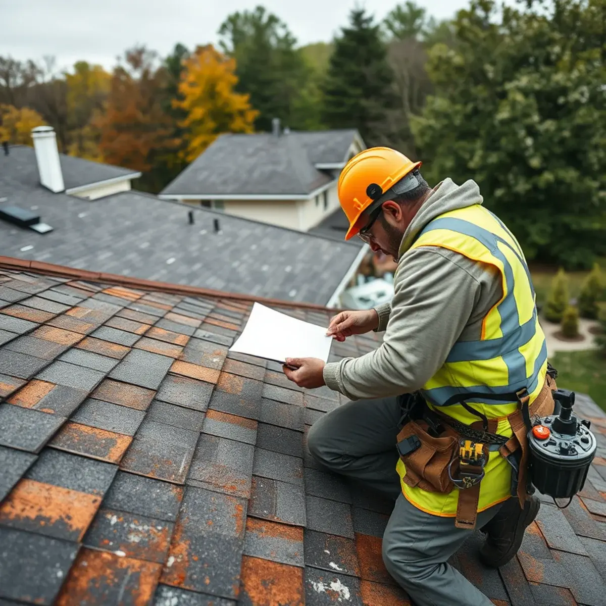 Storm damage roof repair near Oneida, NY