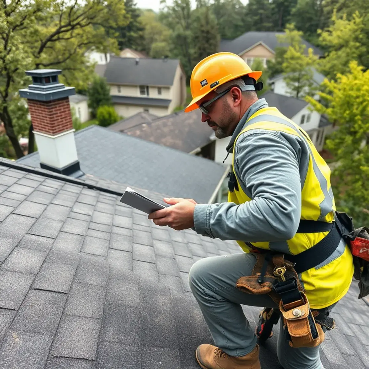 Storm damage roof repair near Orangeburg, NY