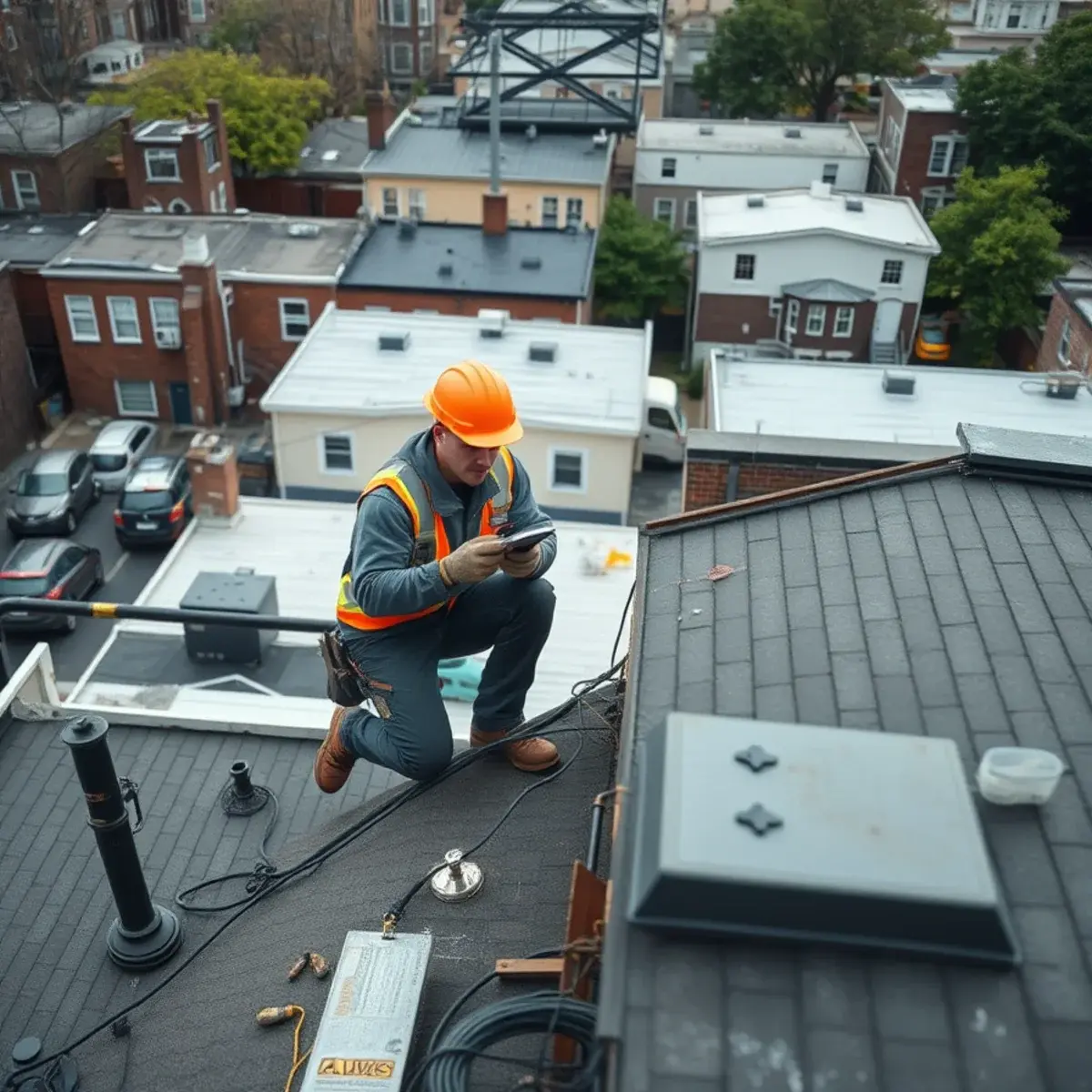 Storm damage roof repair near Pelham Bay, NY